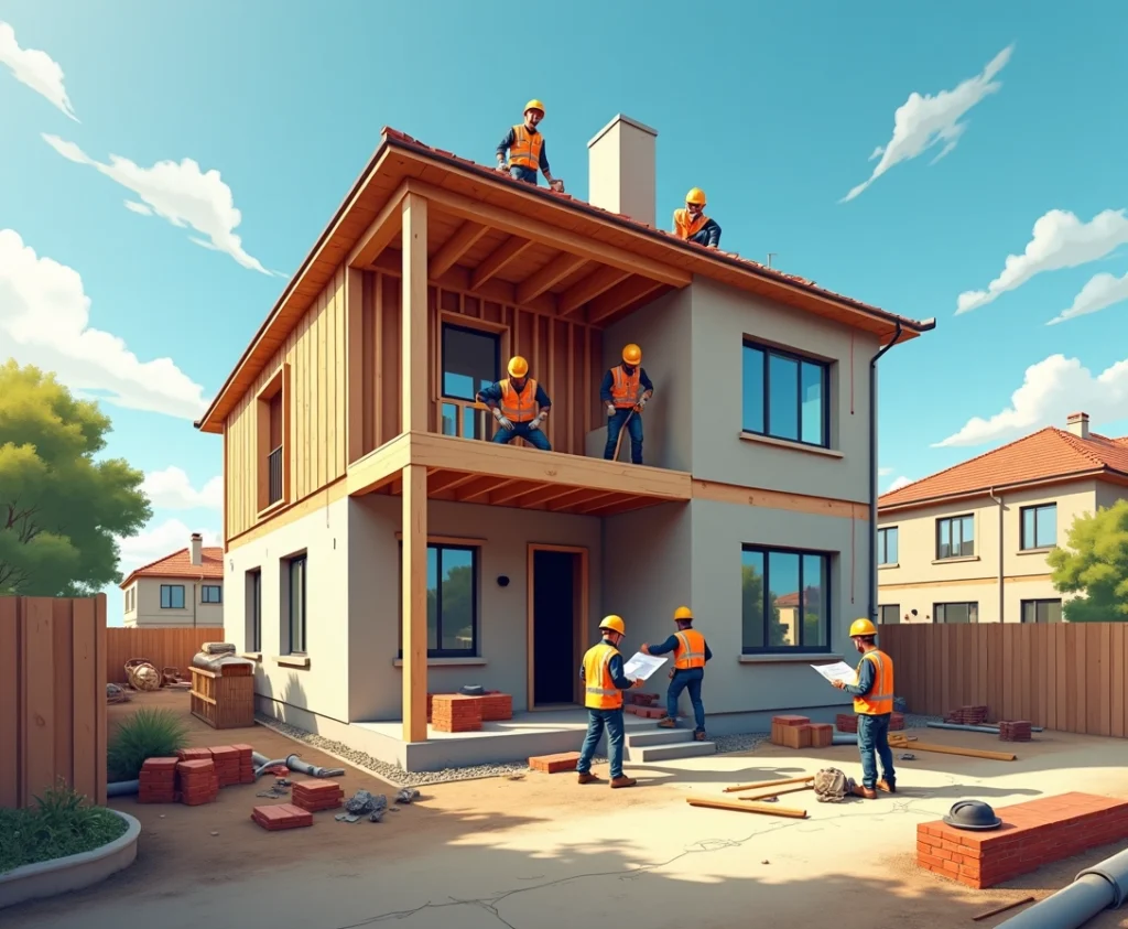 travaux de construction